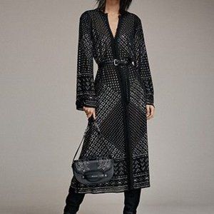 michael kors studded georgette caftan